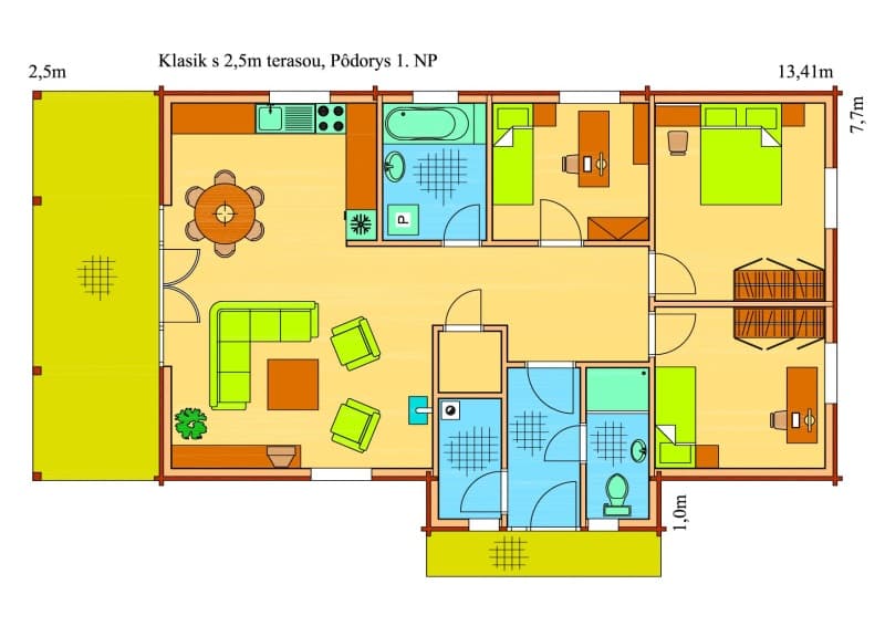 Klasik — pôdorys