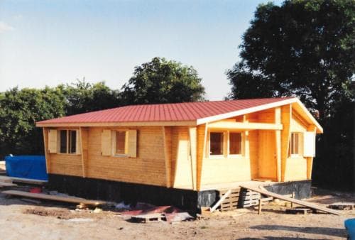 Renovácia zrubovej chaty — fotografia 13